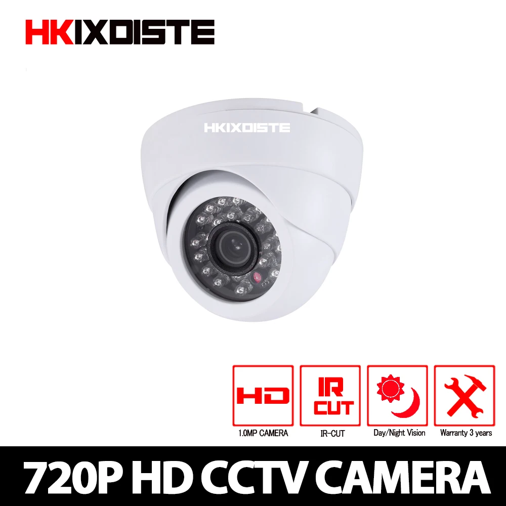 HKIXDISTE 24 шт. Инфракрасные светодиоды 720 P/960 P/1080 P/4MP/5MP CMOS Белый Цвет наружная мини купольная, аналоговая высокой четткости камеры видеонаблюдения