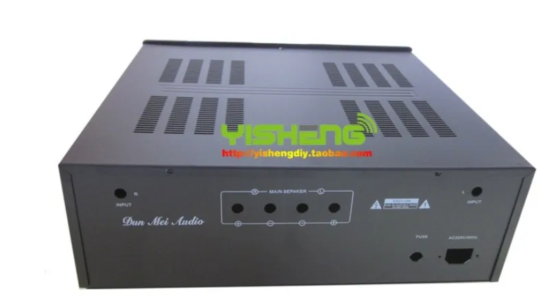 

A2001B amplifier chassis/Back-Stage Amplifier Chassis/Aluminum panels/AMP case Enclosure / headphone amp case