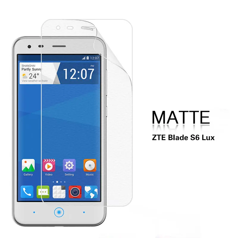 Передняя ЖК HD прозрачный глянцевый пленка для ZTE Blade S6 Lux 5 с антибликовым