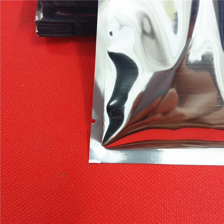 

100Pcs 35*50cm Open Top Food Snack Storage Heat Seal Package Packing Bags Silver Aluminum Foil Plastic Mylar Bag Vacuum Pouch