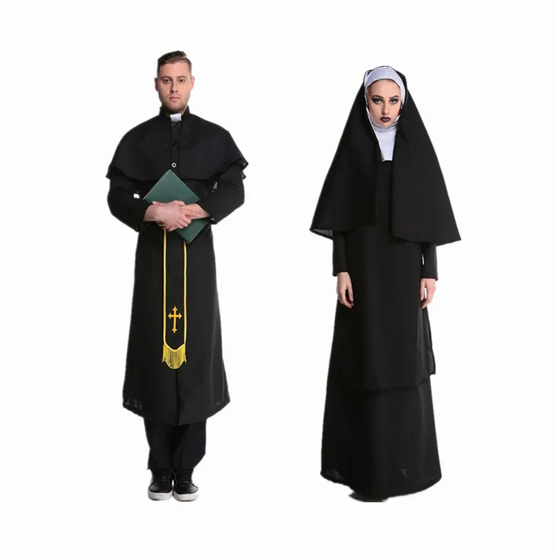 Мужские и женские пары новые влюбленные маскарадный костюм на Хеллоуин Иисуса