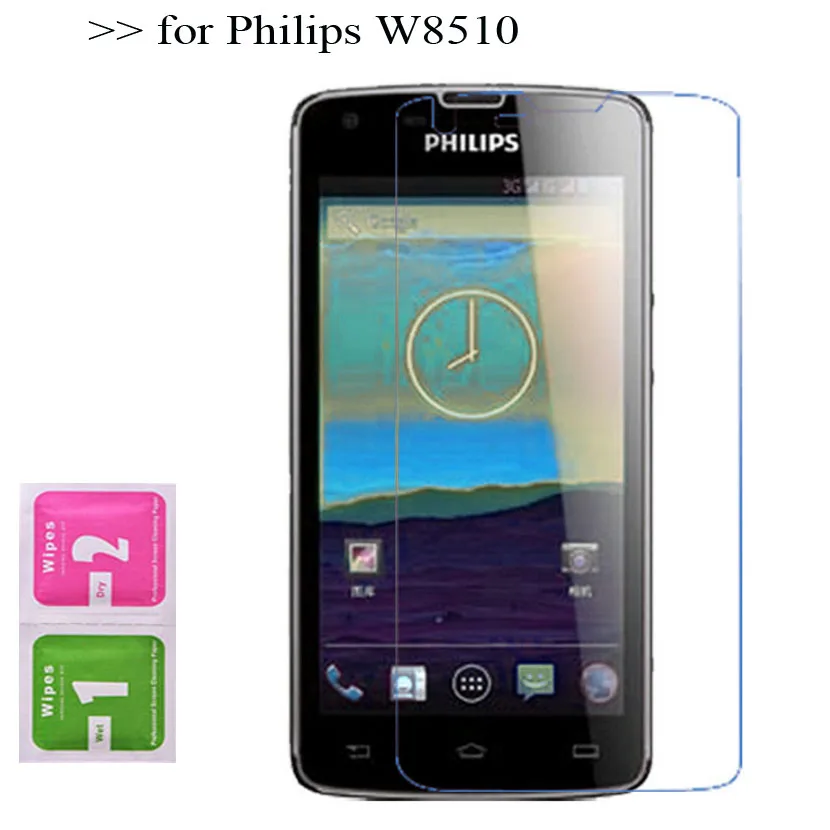 Защитная пленка для экрана Xenium W8510 сверхпрозрачная мягкая нано защитная на