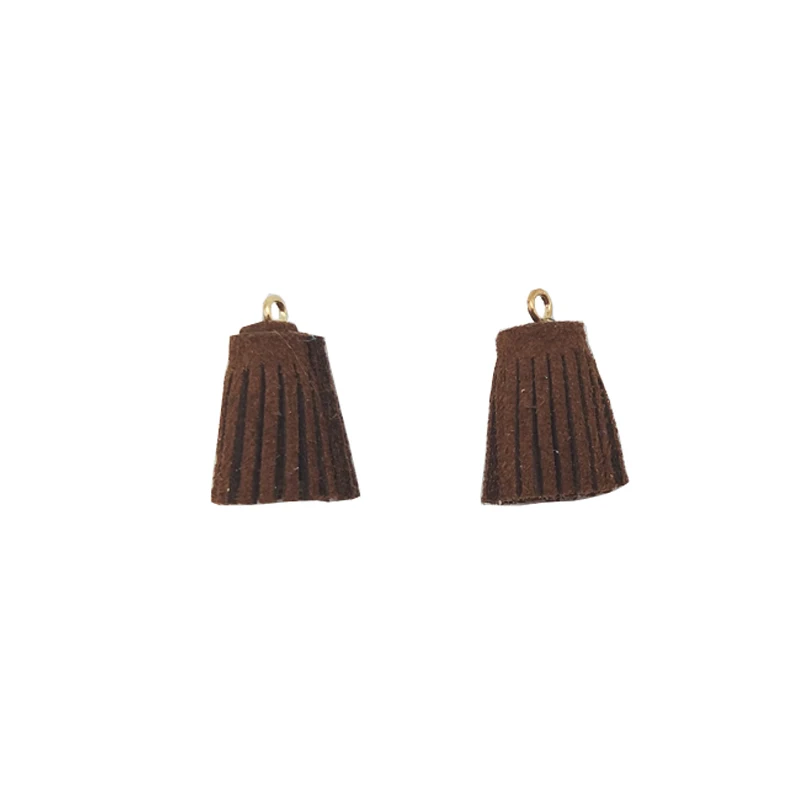 10 шт./лот Винтаж Шарм разноцветный LeatherTassel для аксессуары ручной работы DIY Jewelry брелок в виде кисточки мобильные ремни кулон - Цвет: Color 4 as photo