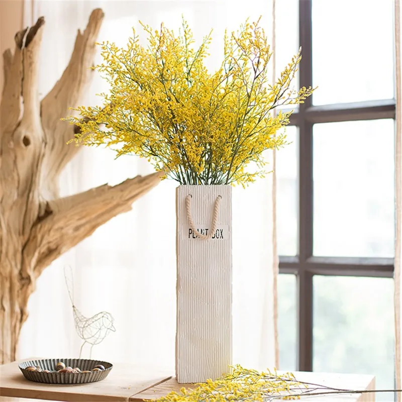 Романтические искусственные цветы высушенные для свадьбы гостиной столовой