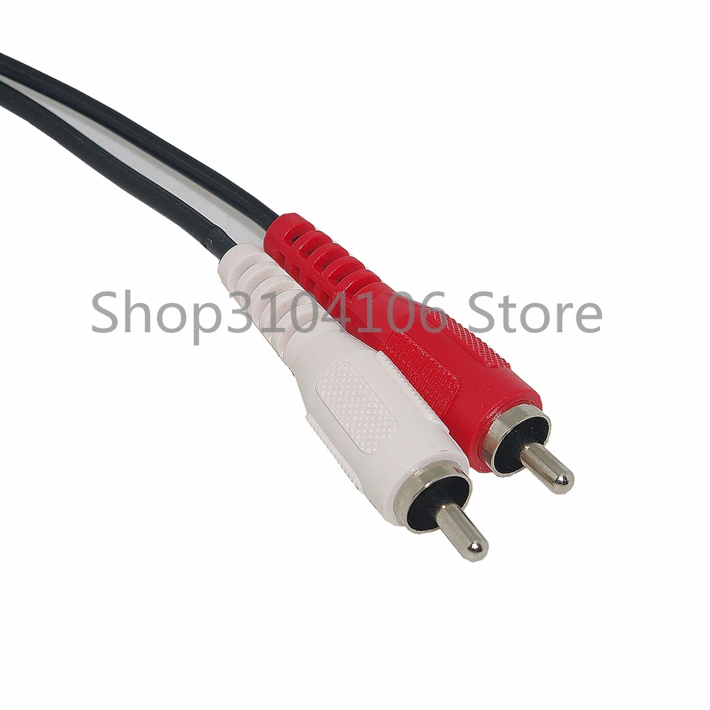 Новый 5 футов 1 м 3 мм штекер в AV 2 RCA стерео музыкальный аудио кабель для MP3 Pod