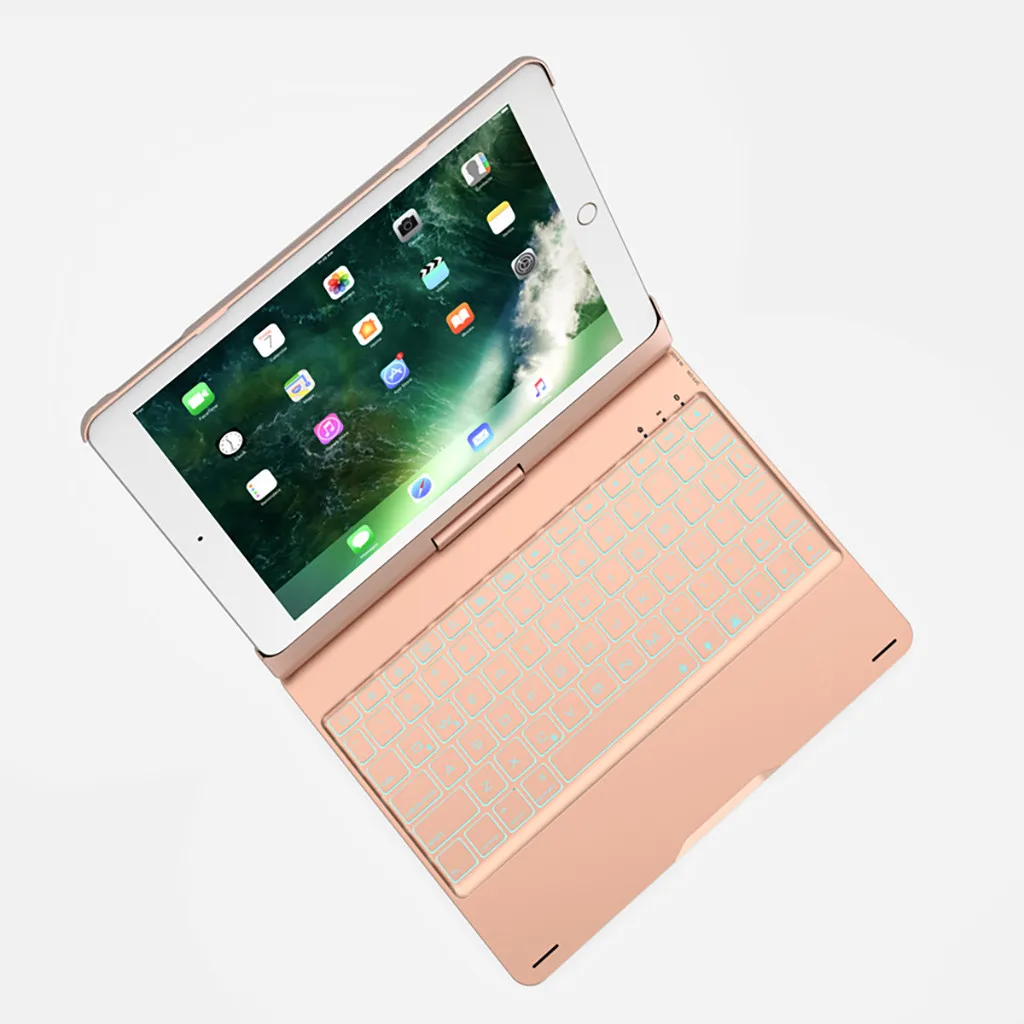 Клавиатура VOBERRY для IPad Air/Pro 10,5 чехол с откидной крышкой на 360 градусов Беспроводная Bluetooth клавиатура с подсветкой Bluetooth клавиатура#2