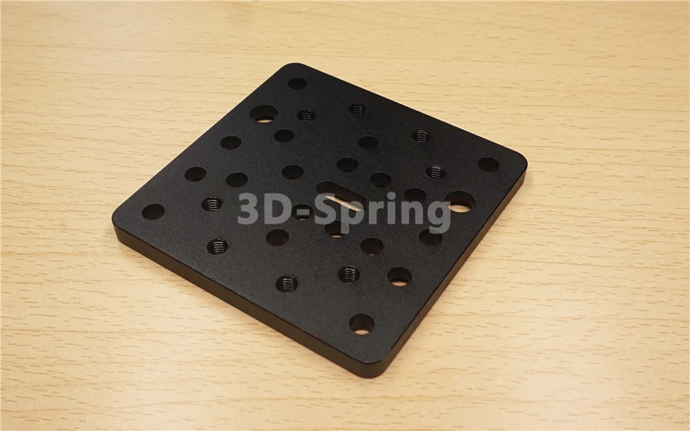 1Pcs C-Beam Gantry Plate For Openbuilds Aluminum CNC 77.15x77.15x6 77.15*77.15*6 mm Sandblasting oxidation 3D Printer | Компьютеры и