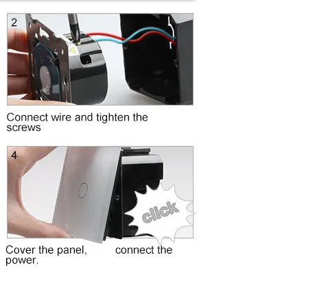 Livolo Luxury Стекло Панель Smart Switch, удаленная& Touch Управление настенный выключатель света, VL-C701R-11/VL-C701R-11