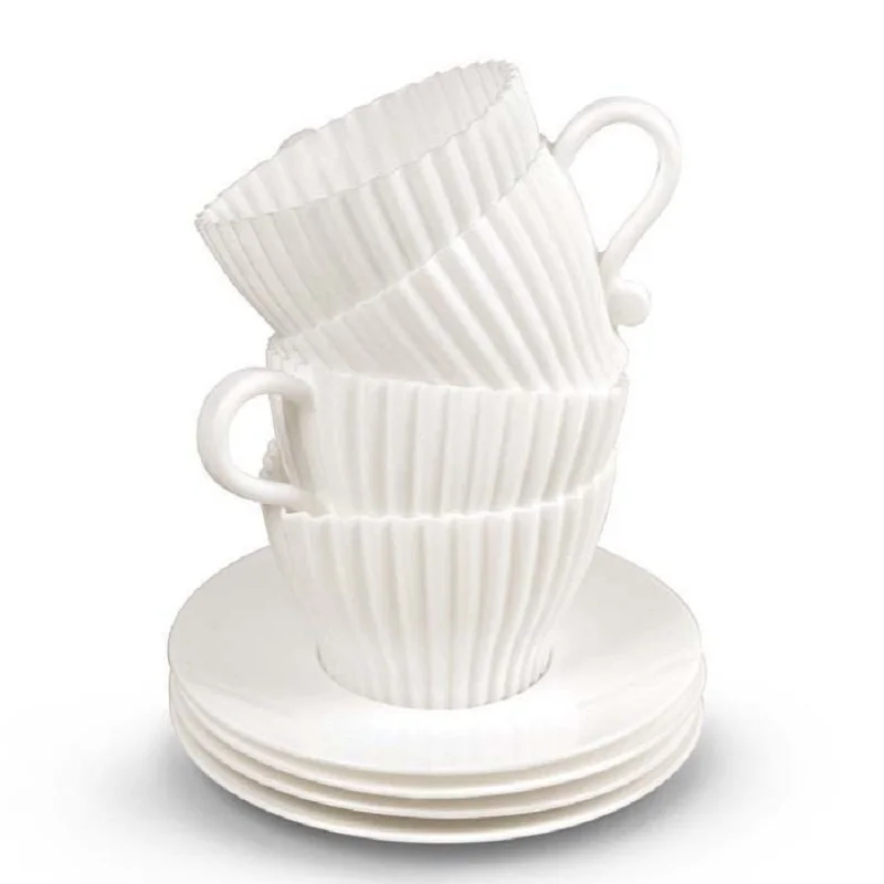 Ledifly для торта инструмент 4 шт. Силиконовые Кекс Формы кексов форма выпечка чай