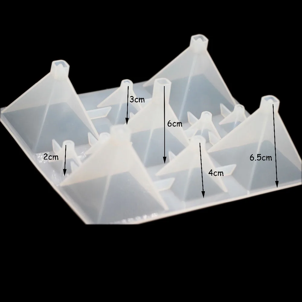 1 шт. прозрачные конусы в виде пирамиды|Инструменты и оборудование для украшений|