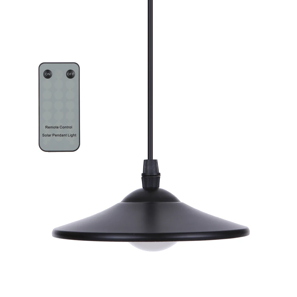 

3W 4 Led Solar Power Lamp Outdoor Hanging Pendant Lamp with Remote Control for Garden Yard Patio Balcony Home Landscape