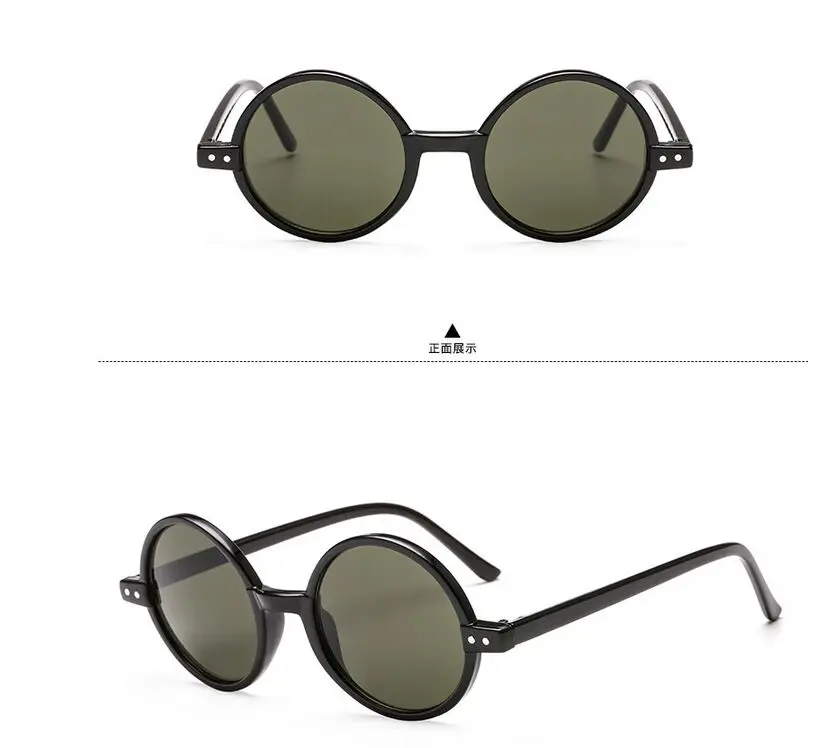 Винтажные Круглые Солнцезащитные очки мужские солнцезащитные M nail Известные