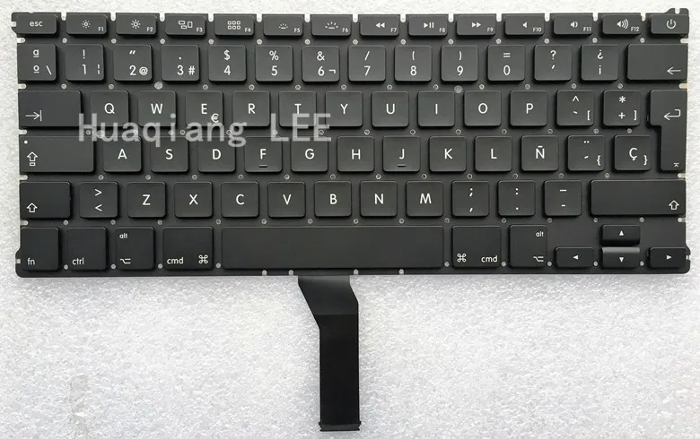 100% новая Оригинальная клавиатура для Macbook air 13 &quotA1369 A1466 2011 2015year SP испанская