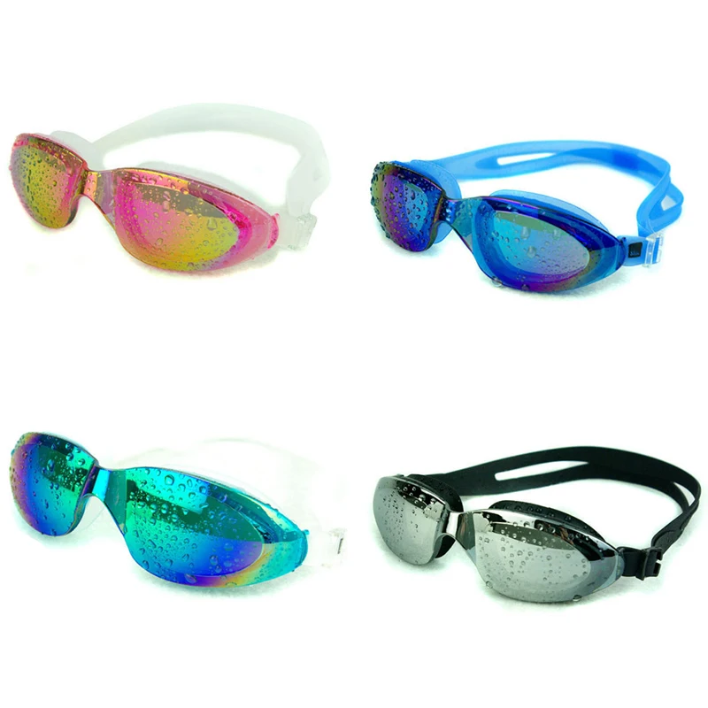 

Adult Professional Waterproof Anti-Fog UV Swimming Swim Goggles Adjustable