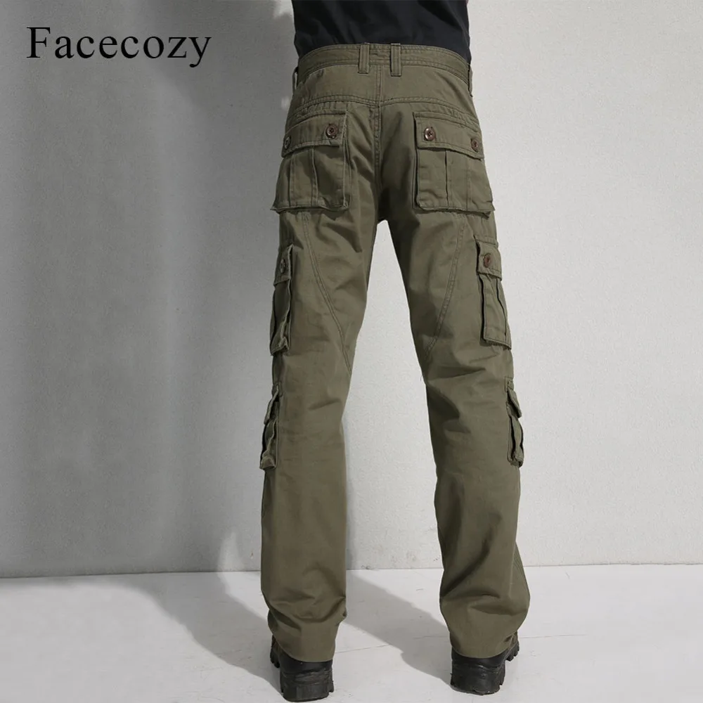 Facecozy мужские военные тактические брюки с несколькими карманами для полевой