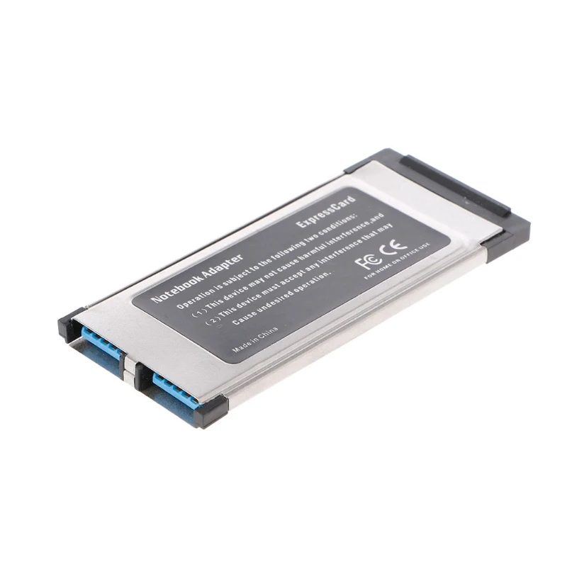 1 компл. PCI E Express на 2 порта USB 2. 0 34 мм экспресс карта преобразователь адаптер новый