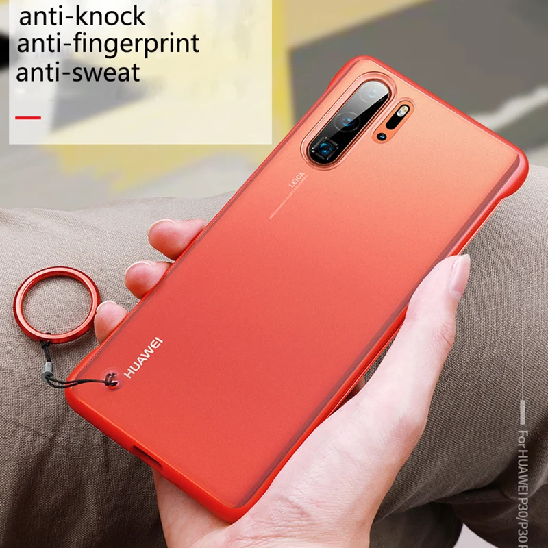 P30 Бескаркасный чехол для huawei P20 Pro Чехол s ультра тонкий жесткий матовый