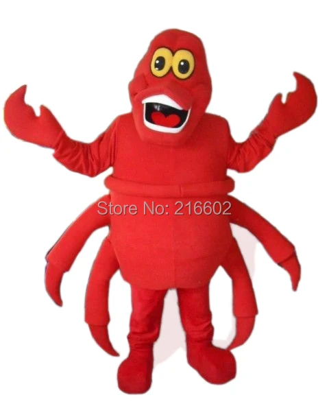 

Sebastian The Little Mermaid Mascot Costume Adult Size Factory Direct Wholesale Sebastian Mascotte Costumes Fancy Dress