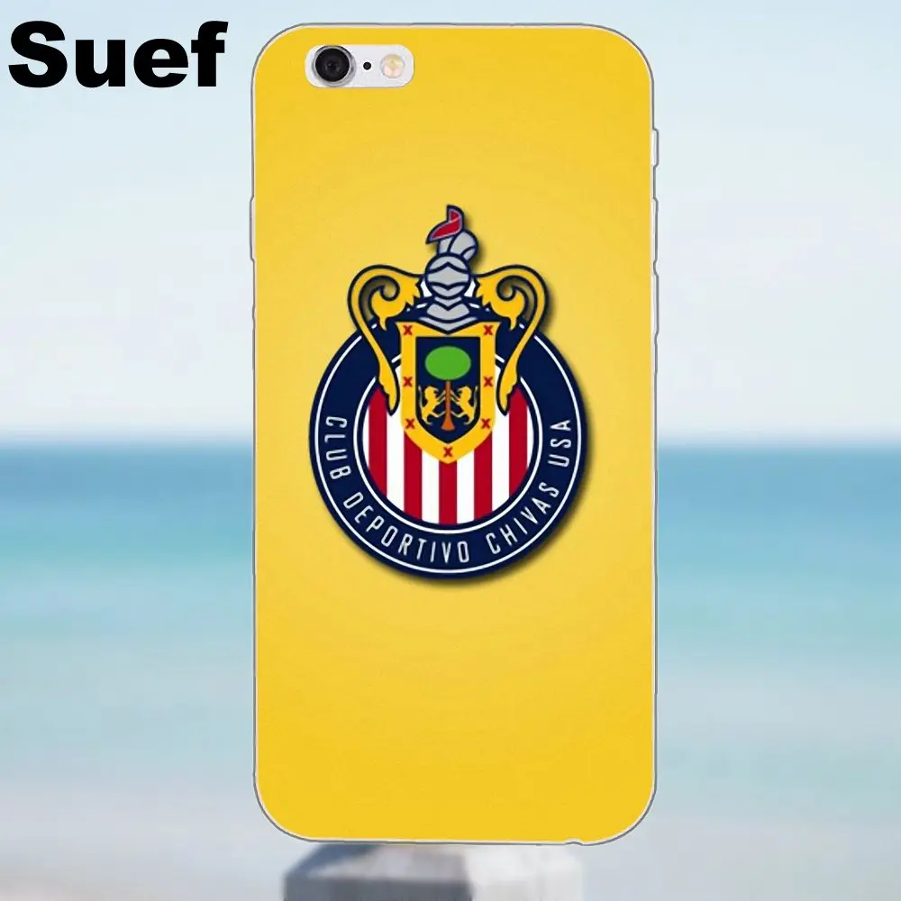 Suef Cd Chivas Usa Sports Mls Team Логотип для iPhone 4 4S 5 5S 5C SE 6 6S 7 8 Plus X Samsung Galaxy A3 A5 J1 J3 J5 J7 2016 2017|for