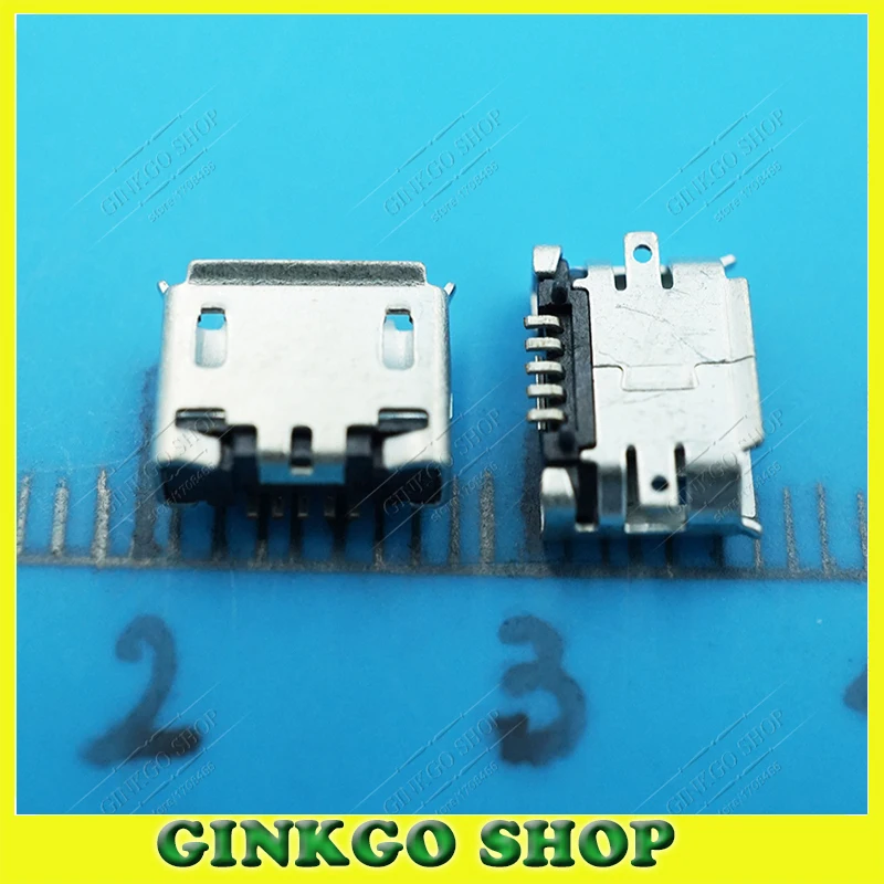 500 шт./лот планшетный ПК мобильный телефон Micro USB разъем для зарядки интерфейс SMT с