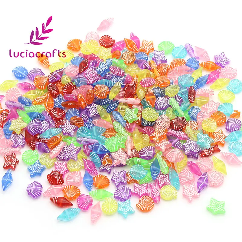 Lucia crafts 50 г около 120 шт. акриловые бусины Сделай Сам ручной работы аксессуары
