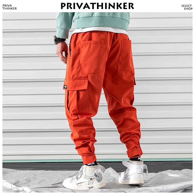 Мужские брюки карго Privathinker шаровары в стиле хип хоп корейская мода