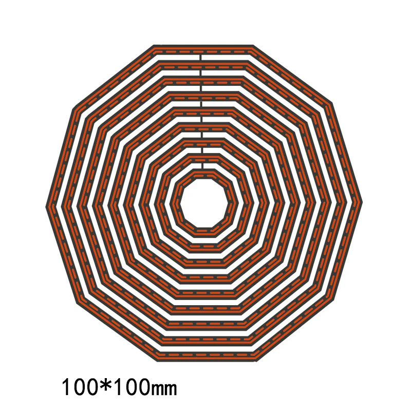 Нерегулярный рисунок рамки шаблон металла стали резки тиснения штампы для
