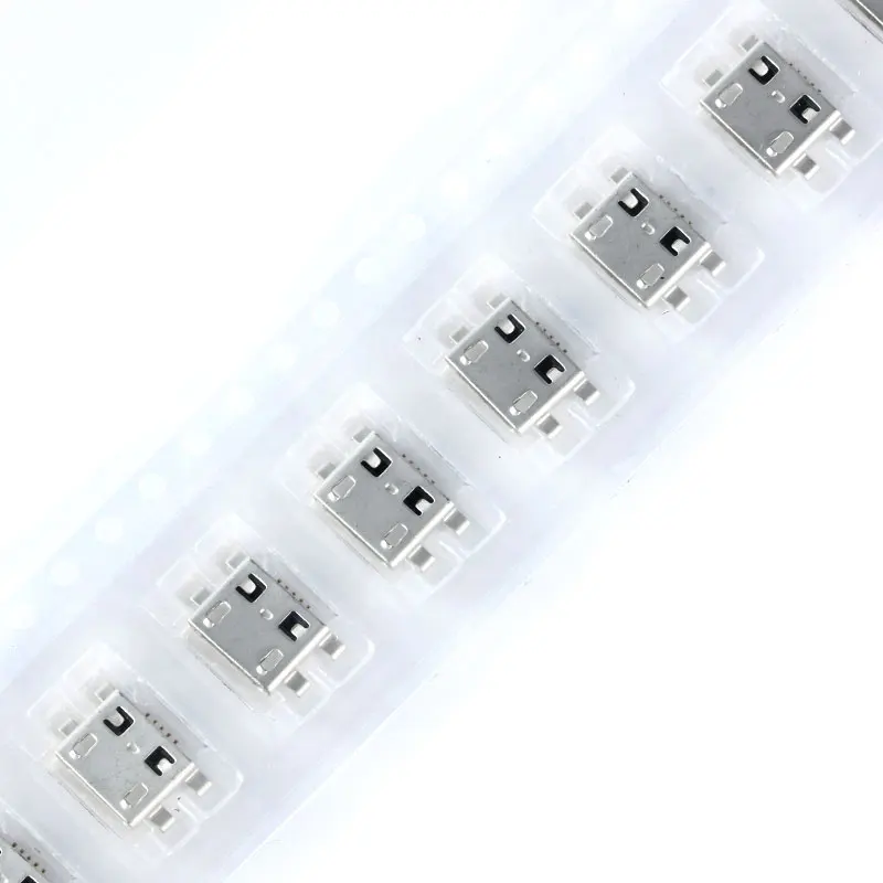 100 шт. Micro USB 5Pin 5P разъем MINI SMD DIP Female | Компьютеры и офис
