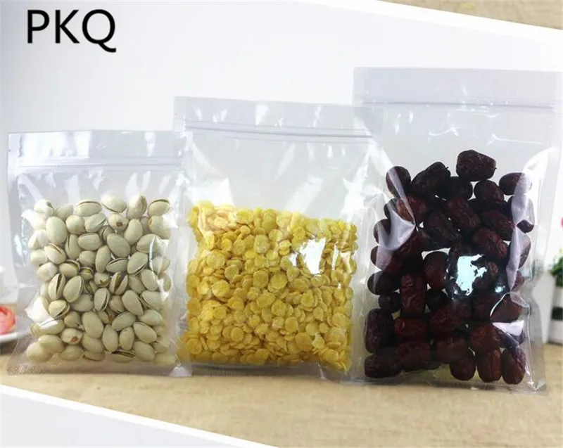 10 шт. разные размеры повторно закрываемый пластиковый пакет Ziplock пакеты