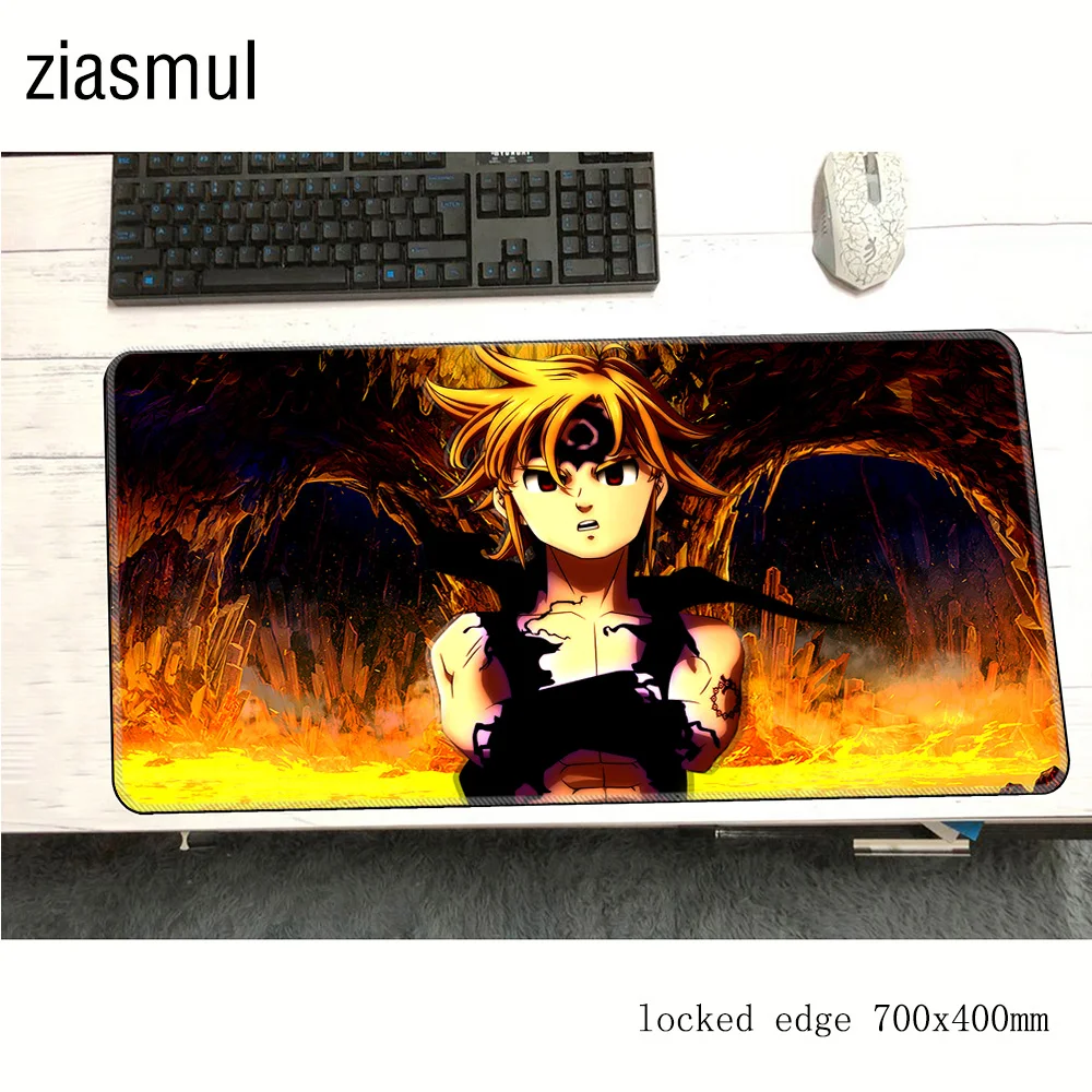 

Seven deadly sins padmouse 700x400x3mm gaming mousepad game Adorable mouse pad gamer computer desk HD pattern mat mousemat pc