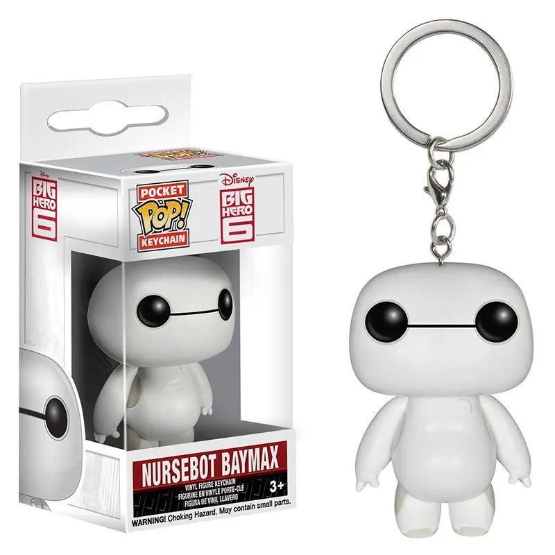 FUNKO POP аниме большой герой бэймакс ПВХ фигурка мультфильм милый робот брелок