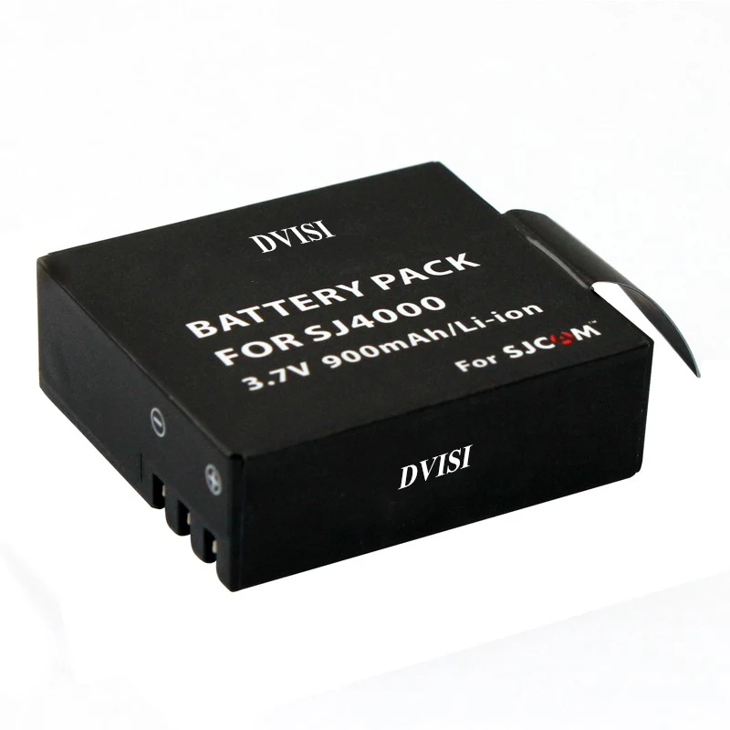 Аккумуляторные батарейки для SJCAM 900 мАч SJ4000 WiFi SJ5000 Plus M10 plus SJ6000 SJ7000 SJ8000|battery for