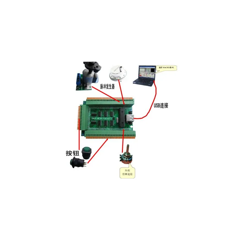 Плата увеличенного тока с ручным управлением MACH3 USB hid не устанавливайте винтовые