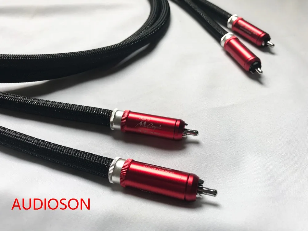 Hi End Fi RCA соединительный кабель Используйте WBT для штепсельной вилки