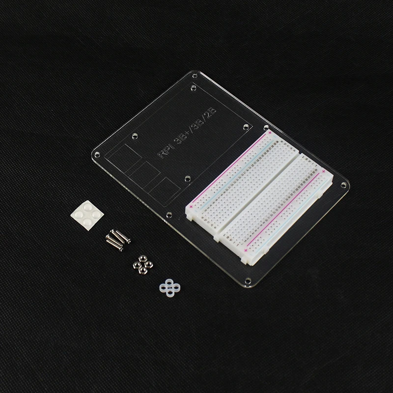 Raspberry Pi 3 B + макетная плата с 400 точками акриловая Монтажная пластина опытная для