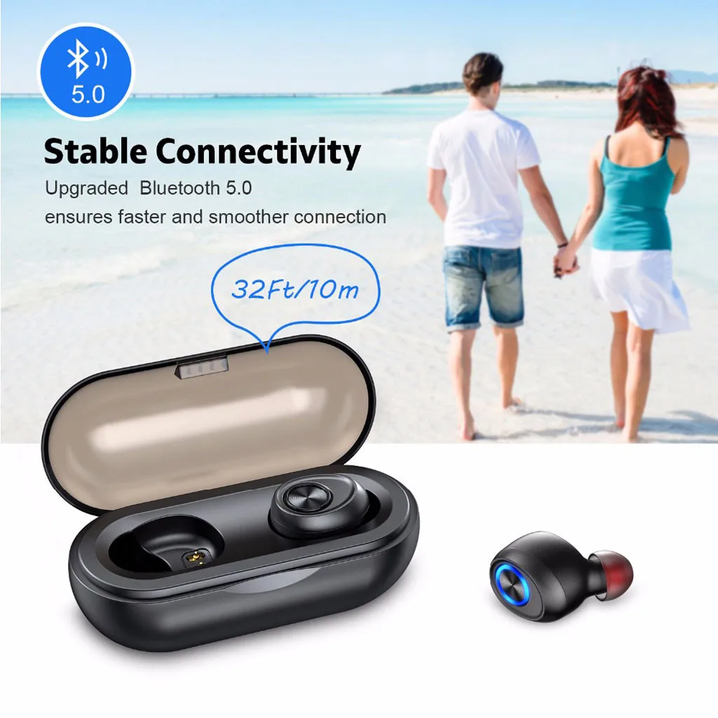 Беспроводные наушники VOBERRY Bluetooth 5 0 мини наушники-вкладыши HiFi стерео анти-пот