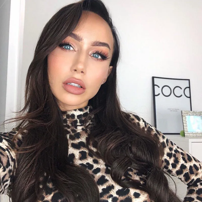 SUNNOW 2019 New Leopard Bodysuit for Women Sexy Club Bodycon Skinny Turtleneck Playsuit Ladies Long Sleeve Jumpsuits Romper | Женская
