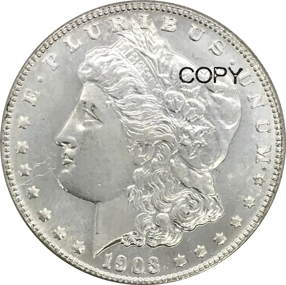 Untied States of America 1900-S 1899 1898-S 1896-S 1903-O 1904-S  1 One Dollar 90% Silver Morgan Dollars  Copy Coins