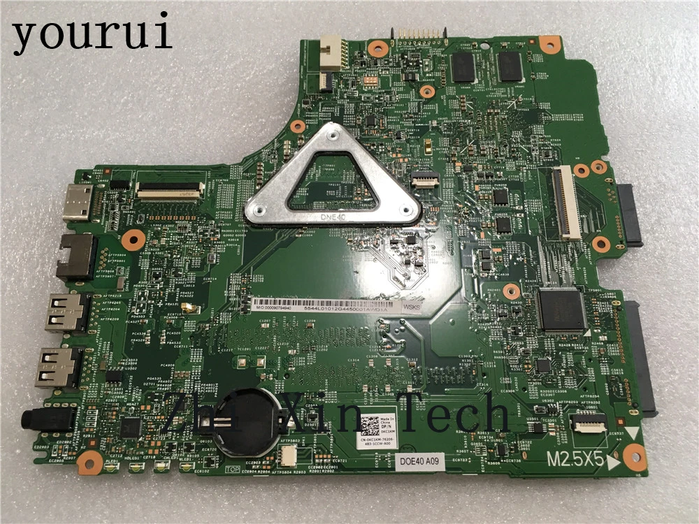Yourui для Dell Inspiron 3437 5437 ноутбук процессор Материнская плата i5 4200u KC1KM 0KC1KM CN DDR3