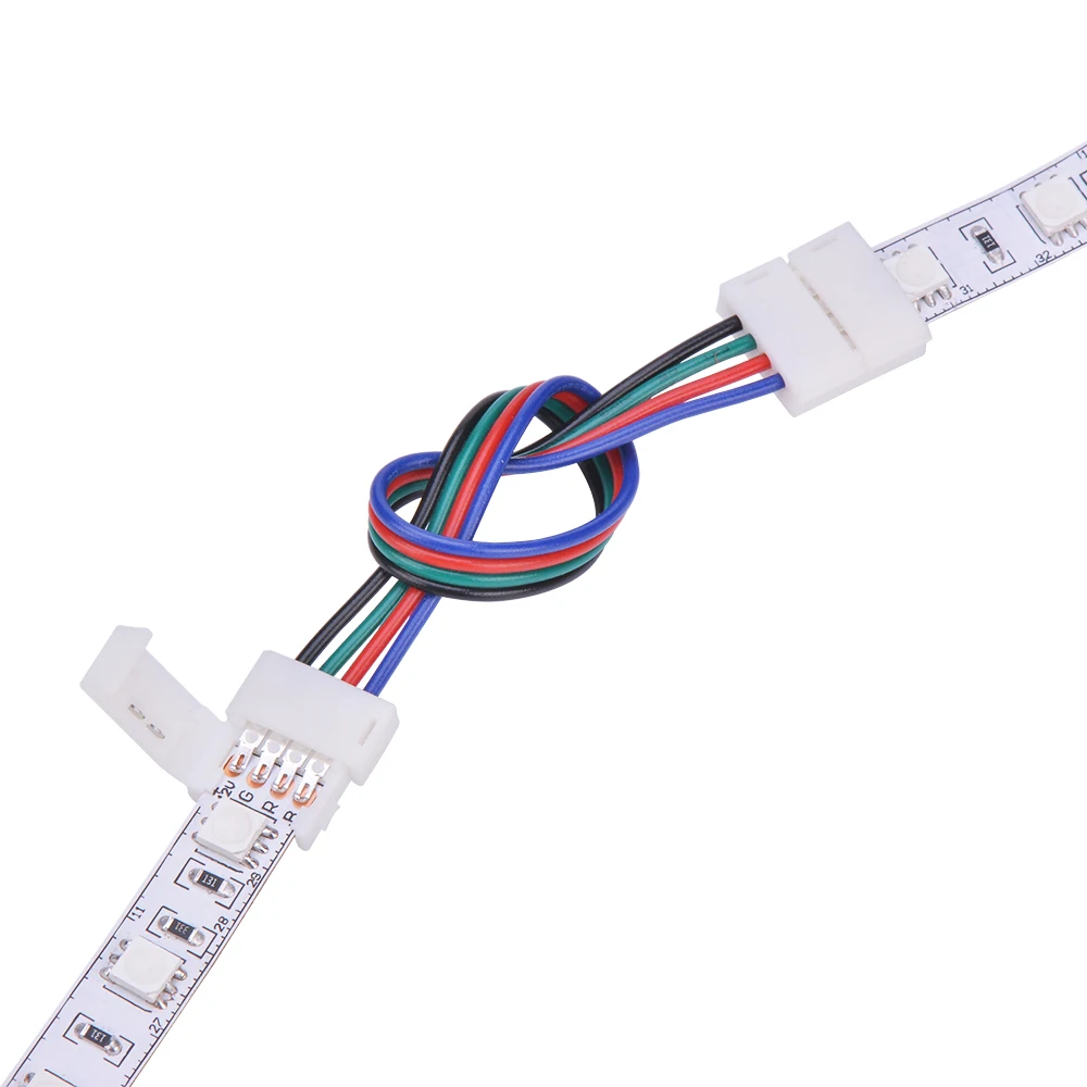 

5pcs Cable 2pin LED Strip Connectors 3528 5050 5630 10mm 8mm 12mm LED Strip to Strip Bridge Connector