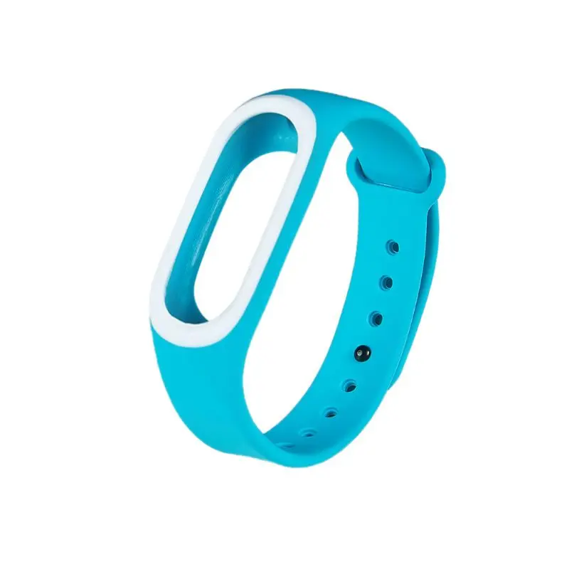Силиконовые Красочные Браслет спорта ремешок для Xiaomi Эй плюс Smartband - Цвет: SGN