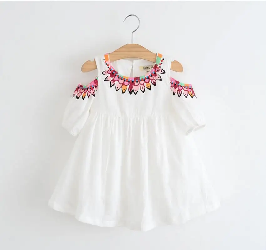 Платья для девочек коллекция 2017 года летние модные стильные платья одежда детей