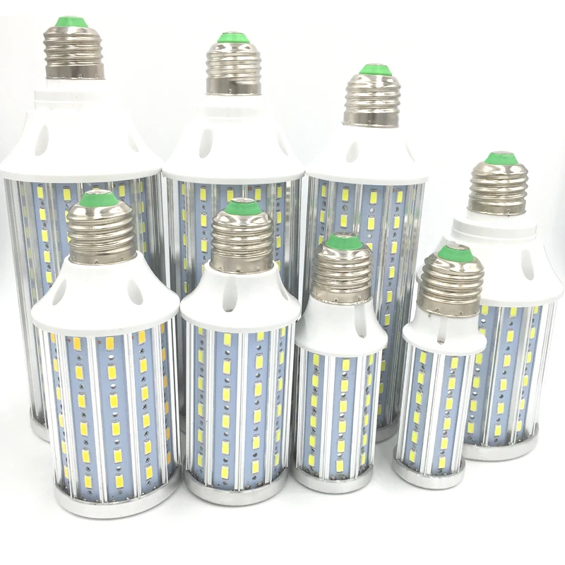 Супер яркий светодиодный кукурузный светильник E27 E14 B22 SMD 5630 85-265V 42 60 72 Вт/90 108 140 160