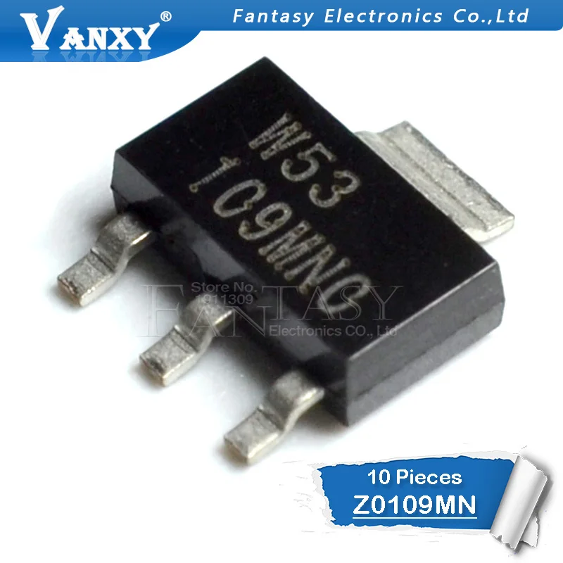 10 шт. Z0107MN Z0103MN Z0109MN 07 м 03 09М слот для Z7M Z3M Z9M СОТ 223 Triac тиристорных новый