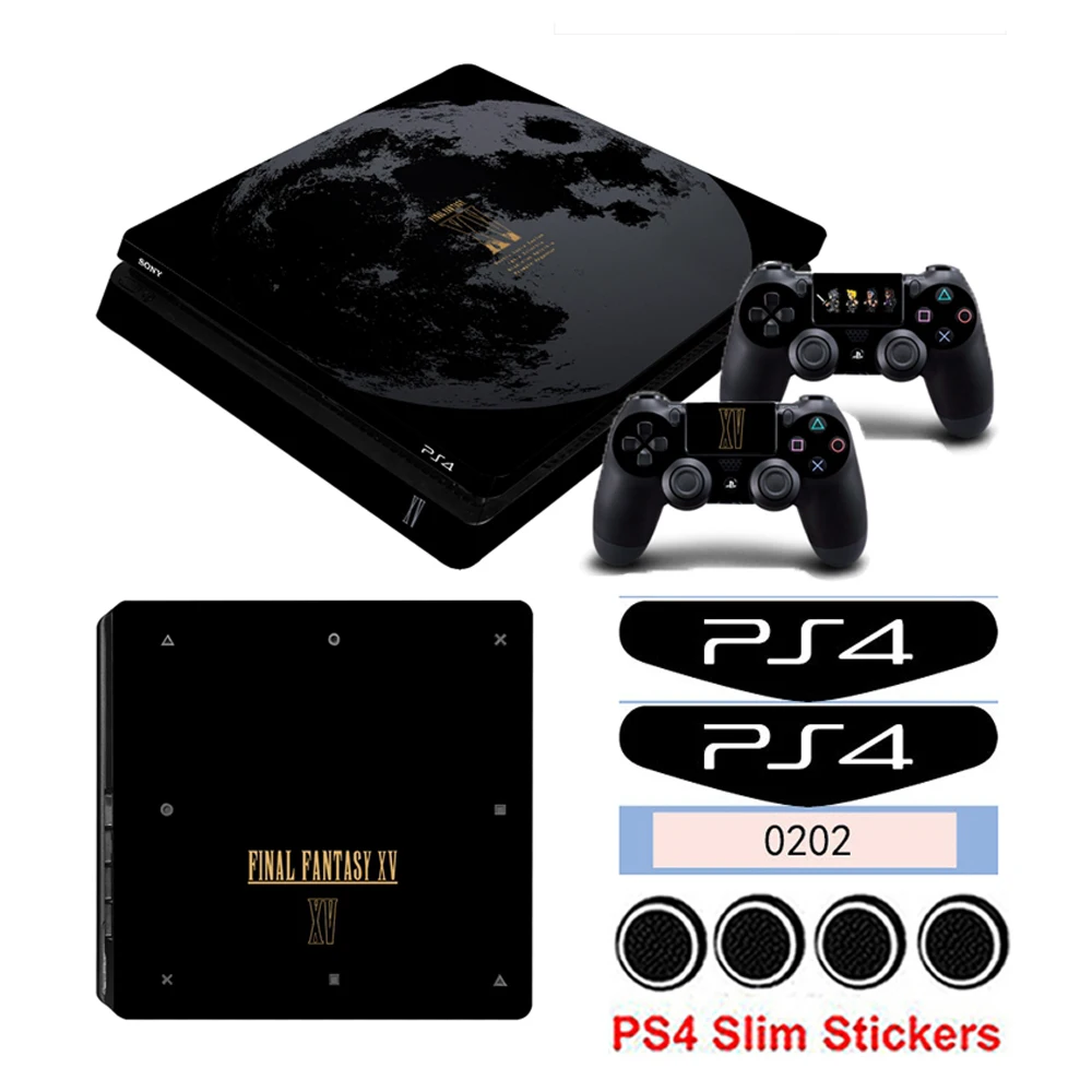 Ограниченная серия стикеров Final Fantasy XV для Playstation 4 PS4 Slim консоль контроллер
