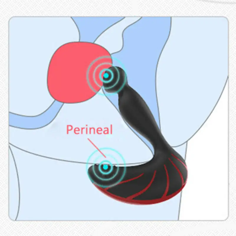 Силиконовый массажер простаты Анальный вибратор стимулятор для мужчин