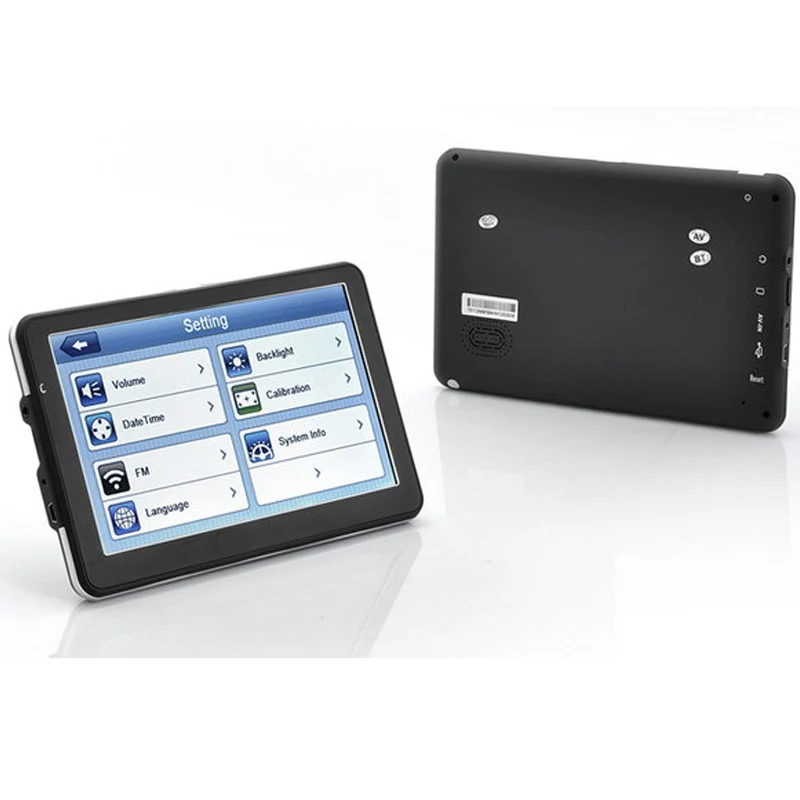 5 дюймов HD Автомобильный gps навигации обратный видео AV-IN FM/4 ГБ bluetooth AVin навигатор