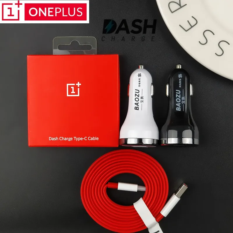 Автомобильное зарядное устройство Oneplus 5 t В/4A два usb-порта быстрое автомобильное