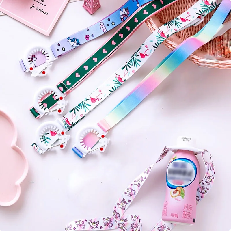 

10pcs Cute Creative Water Bottle Buckle Accessories Rope Buckle Decoration Lanyard Portable Cup Holder Beverage Bottle Strap