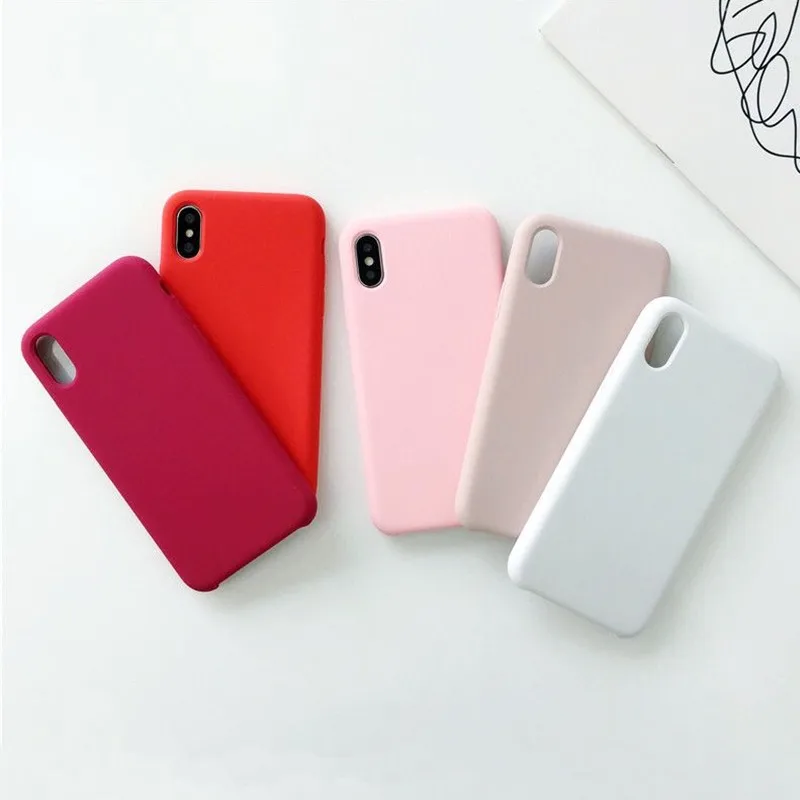 Оригинальный жидкий силиконовый чехол для iPhone XR XS MAX X цветной Модный 8 7 6 6s Plus Coque